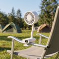 thumbnail image 5 of Luckky Rechargeable Clip On Fan with Flexible Gooseneck & Digital Display,3 Speed Color Light Mini Clamp Fan,Portable USB Desk Bed Fan for Office Bedroom Stroller Dorm Use, 5 of 6