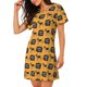 thumbnail image 2 of Disketp German Shepherd Woof para Camisón Corto de Manga Corta para Mujeres, Camisón Cómodo con Escote Redondo, Bonito y Confortable, 2 of 6
