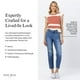 thumbnail image 5 of Jeans Judy Blue para mujer, talle alto, con bordado Howdy, 20 W, 5 of 7