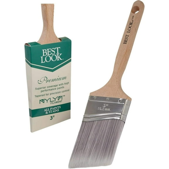 Linzer Paint Brush Flagged Bristle - Durable Premium Nylon - 3 Inch