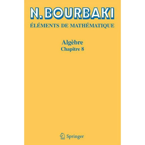 Algèbre: Chapitre 8, (Paperback)
