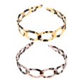 thumbnail image 1 of 2pcs Hair Bands Anti-slip Hair Hoops Hollow out Hair Decoration for Women, 1 of 4