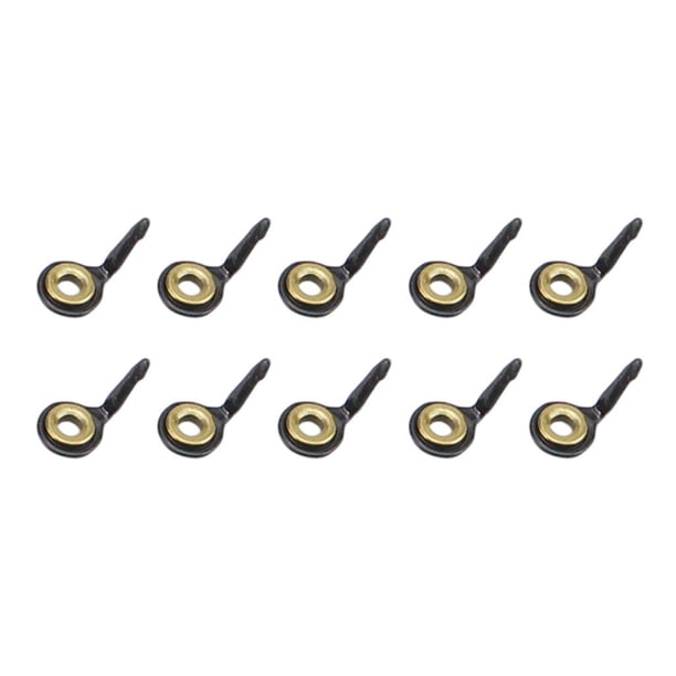10 Unids de Acero Inoxidable Cañas r Líder de Encaje s Conjunto para Barras de ángel de Barco, de Macarena Guías de caña de pescar