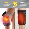 thumbnail image 2 of Heated Knee Massager Shoulder Elbow Brace 3 in 1 with Vibration, Cordless Rechargeable Heating Knee Warmers Wrap for Shoulder Elbow Knee Stress Relief,1 Pair, 2 of 10