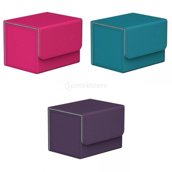 Caja de ALMACENAMIENTO DYNWAVEMX Estuche de baraja de cartas coleccionables 3x