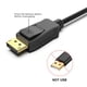 thumbnail image 4 of Cable BENFEI DisplayPort a DisplayPort 4,5 m 4K @60Hz negro, 4 of 8