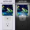 thumbnail image 2 of Star Frog LED Square Night Light - Compact and Energy Efficient Illumination for Bedrooms and Bathrooms - Plug-in Wall Lamp with Auto Sensor, 2 of 6
