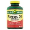(2 pack) (2 Pack) Spring Valley Cold-Pressed Flaxseed Oil Softgels, 1000mg, 200 Ct