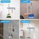 thumbnail image 5 of Wall Mounted Broom Holder, Wall Mounted Mop Holder Mop and Broom Holder with 3 Slots and 4 Hooks Holder for Home, Kitchen, Garage, Garden, 5 of 5