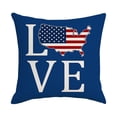 thumbnail image 2 of Independence Day Pillow Covers Striped Print Seat Cushions For Indoor Holiday Decor, 2 of 6