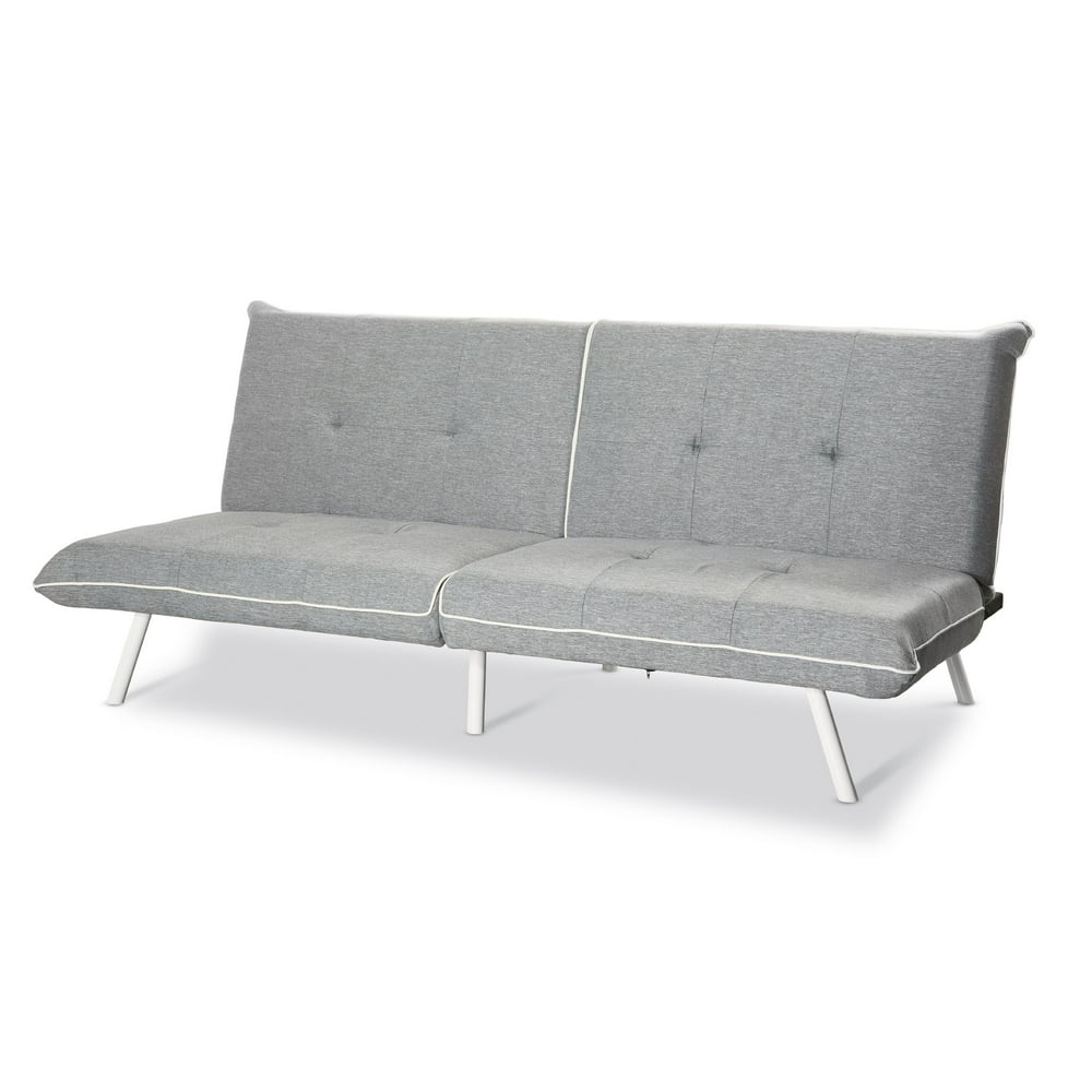 Mainstays Oversize FullXL Futon with Contrast Piping