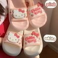 thumbnail image 5 of Hello Kitty Women Slippers Summer Cinnamoroll Slide Cartoon Shoes Outdoor Slides Soft Thick Soled Non-Slip Pool Indoor Slipper, 5 of 10