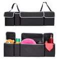 thumbnail image 4 of Flmtop Car Rear Seat Multi Pockets Sundry Storage Bag Vehicle Trunk Accessory Organizer, 4 of 7