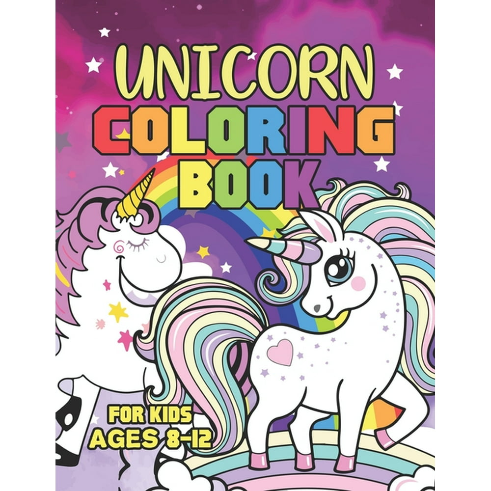 Cute Unicorns World Unicorn Coloring Book for Kids Ages