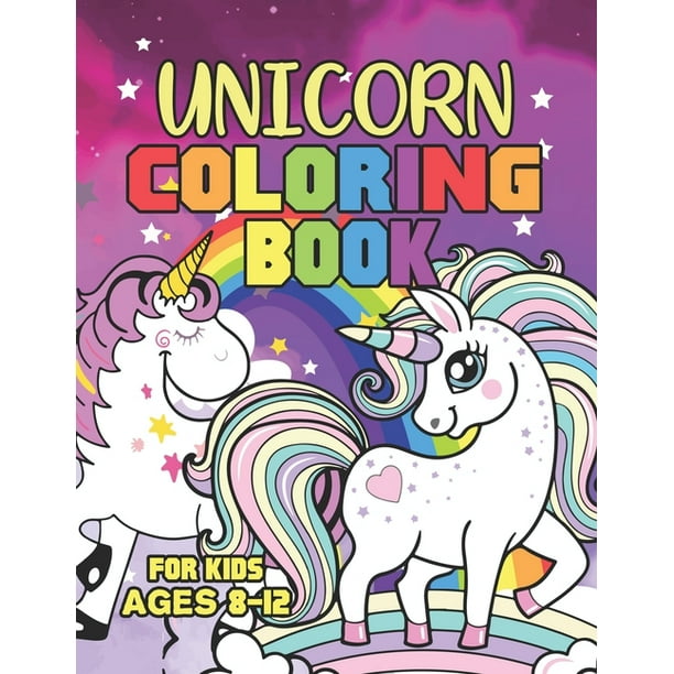unicorn coloring book for kids ages 812  unique unicorns coloring books  for kids boys girls paperback