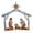 B, variant on Christmas Tabletop Nativity Scene, 12-Inch Lighted Nativity Set, Indoor Nativity Scene Christmas Decoration, Christmas Holy Family Desktop Decoration, Christmas Indoor Waterproof Decor