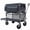 Black, variant on NIGSQJB 560lbs 650L Capacity Double-Layer Beach Cart w/All-Terrain Wheels&Brakes,Insulated Bag, Heavy Duty Steel Collapsible Wagon Camping Cart for Garden,Shopping,Sports,Fishing,Transport, Blue