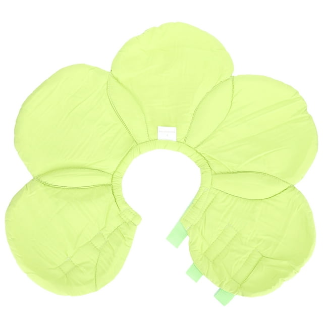 Cône Col, Doux Léger Réglable Confortable Collier de Protection pour Animaux de Compagnie pour les Chats de Compagnie Vert L 35-38cm
