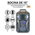 thumbnail image 1 of Bocina Bluetooth Inalámbricos Inteligente,10 Pulgadas Bluetooth Speaker Portátil 4~5 Horas | Luz Led | Bajos Profundos | para iPhone, 1 of 11