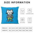 thumbnail image 5 of Jiayy  Christmas Cat Pillow Covers  Inch,Cat Christmas Decor,Christmas Throw Pillow Case for Home Bedroom Sofa Couch,Cat Gifts for Cat Lovers, 5 of 5