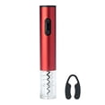 thumbnail image 1 of Inteprter Sacacorchos eléctrico para vino tinto, abridor automático de botellas de vino de uva, cortador de papel de aluminio iluminado, sacacorchos, Cocina y Comedor rojo Inteprter JJ8932-01B, 1 of 5