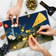 thumbnail image 4 of Urban Cutting Board, Image of Atlanta Skyline Twilight with Highway Buildings Skyscrapers Blurred Motion, Decorative Tempered Glass Cutting and Serving Board, Large Size, Multicolor, by Ambesonne, 4 of 5