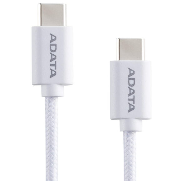 Cable ADATA USB Tipo C a USB Tipo C 1 metro blanco