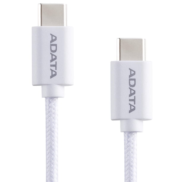 Cable ADATA USB Tipo C a USB Tipo C 1 metro blanco