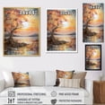 thumbnail image 4 of Designart "Fluid Art Of Dawn'S Beauty III" Sunrisesunset Floater Framed Wall Art Prints, 4 of 5