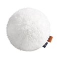 thumbnail image 2 of Phantoscope Plush Ball Alpaca Fleece Throw Pillow Decorative Couch Pillow, 10" x 10", Off White, 1 Pack, 2 of 4