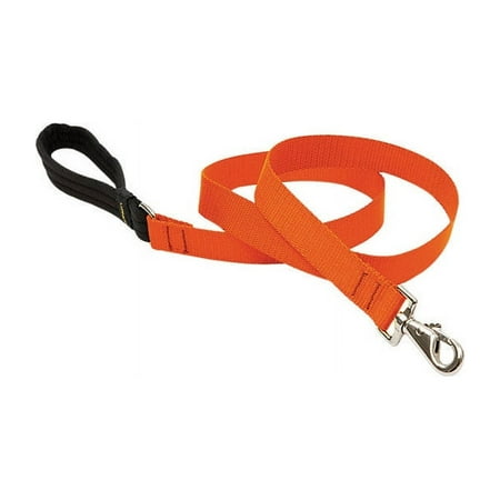 UPC: 0746889525592 | LupinePet Basic Solids Blaze Orange Blaze Orange Nylon Dog Leash