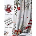 thumbnail image 6 of Red Floral Valentine's Day Black Out Curtains 63 Inch Long, Room Darkening Draperies Curtains Panels, Gnomes Botanical Gifts Farmhouse Thermal Curtain for Bedroom Living Room 52"x63" 2 Panels, 6 of 8