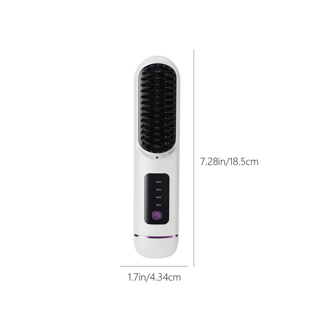 Hairs Straightening Comb Upgraded Negative Hydronium Charging Straight Hair Comb Smoothly Hair without Damaging It Four Speed Temperature Adjustment Portable for Curling and Pulling Kitchen Gadgets
