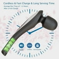 thumbnail image 2 of LEEYNEER Masseur Électrique Sans Fil Rechargeable avec - Rapide et Durable - 20 Programmes de Massage 8 Réglages de Vitesse Corps Entier Musculaire pour Dos Cou Épaules Jambes Mains - Dée Portable, 2 of 6