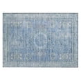 thumbnail image 2 of Addison Rugs Chantille Indoor/Outdoor Traditional Border Blue Machine Washable Rectangle Rug, 1'8" x 2'6", 2 of 7
