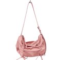 thumbnail image 2 of Bolso Hombro Con Lazo Plisado Suave Hobo Cuero PU para Axila Mujer (), 2 of 6