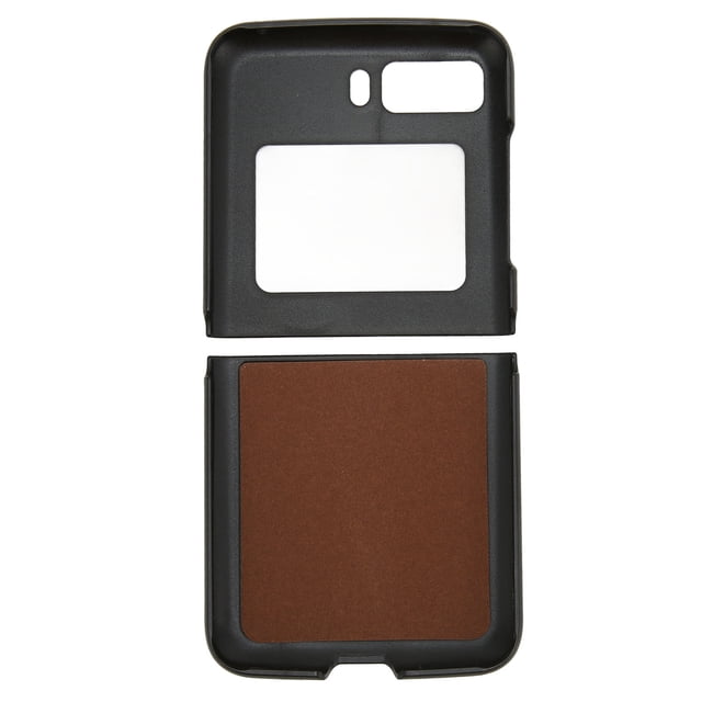 Mobile Protective Case Lichee Pattern Scratch Resistant Phone Cover for Moto Razr 2022 Folding Mobile Phone