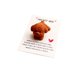 thumbnail image 2 of Regalos En Bolsas De Papel 1 tarjeta de bolsillo de resina con forma de osito de peluche marrón, tarjeta de regalo decorativa con forma de perrito pequeño y nota de felicitación. Rkxzt, 2 of 9