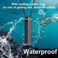 thumbnail image 7 of FindChic Urn Necklaces for Ashes Women Black Vertical Bar Pendant Necklace Stainless Steel Waterproof Cremation Urn Jewelry with Funnel Birthday Mothers Day Gifts for Mom Her Wife, 7 of 7