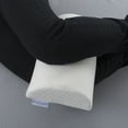 thumbnail image 3 of Bluestone Memory Foam Back Pillow / Half Moon Lumbar Bolster Wedge Pillow By Bluestone, 3 of 6