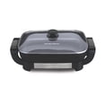 thumbnail image 1 of Hamilton Beach Electric Skillet With Pfas-Free Durathon Ceramic Coating, Removable 12X15 Pan, Adjustable Temperature, Reversible Design, Tempered Glass Lid, Black Nonstick Surface (38531), 1 of 1