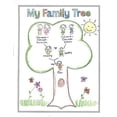 thumbnail image 3 of Hygloss Products Creative Learning Poster - Family Tree Design - Art Activities for Classroom, Kids’ Camps, Events, Parties & More - Black Design on White Paper - 17” x 22” - 24 Posters per Pack, 3 of 4
