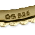 thumbnail image 4 of 925 Sterling Silver Gold Plated Twisted Stackable Ring Fancy/, 4 of 8