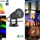 thumbnail image 1 of Matsuzay 3 * 3W LED Césped Jardín Luz de inundación Patio Patio Camino Proyector Lámpara con base impermeable azul AC / DC 12V Iluminación y accesorios Matsuzay HA024177-00, 1 of 1