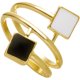 thumbnail image 1 of IFANLANDOR Anillo Abierto Dorado Ajustable Para Mujer Joyería Para Ocasiones Especiales, 1 of 8