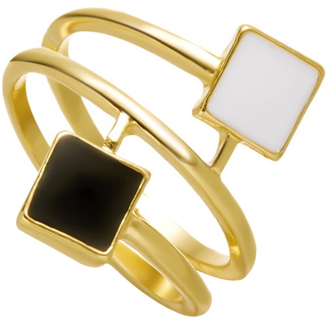 IFANLANDOR Anillo Abierto Dorado Ajustable Para Mujer Joyería Para Ocasiones Especiales