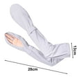 thumbnail image 6 of Eoperou 1 Pair Summer Sleeve Wraps Quick Dry Sweat Absorption Sunshade Full Sleeves Anti UV Touch Screen Thin Arm Riding Outdoor Arm Sleeves Camping Gloves, 6 of 8