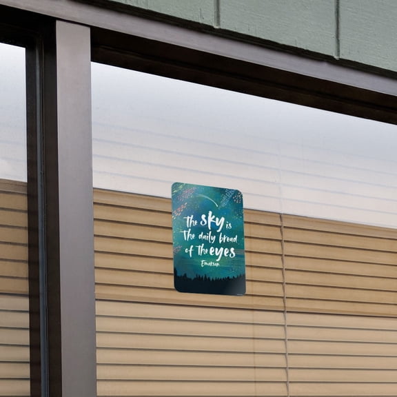The Sky is the Daily Bread of the Eyes Emerson Quote Inspirational Home Business Office Sign