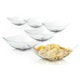 thumbnail image 3 of Exquisite Party Bowl Combo 4 Clear Convex Bowls (128oz) With 4 Each Serving Spoon and Fork  - 12 Count, 3 of 11