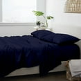 thumbnail image 5 of MyGiza Sheets 4 Piece Queen Sheet Sets 400 TC 100% Giza Cotton Indigo Sheet Set Fits Upto 18 inches Deep, 5 of 6